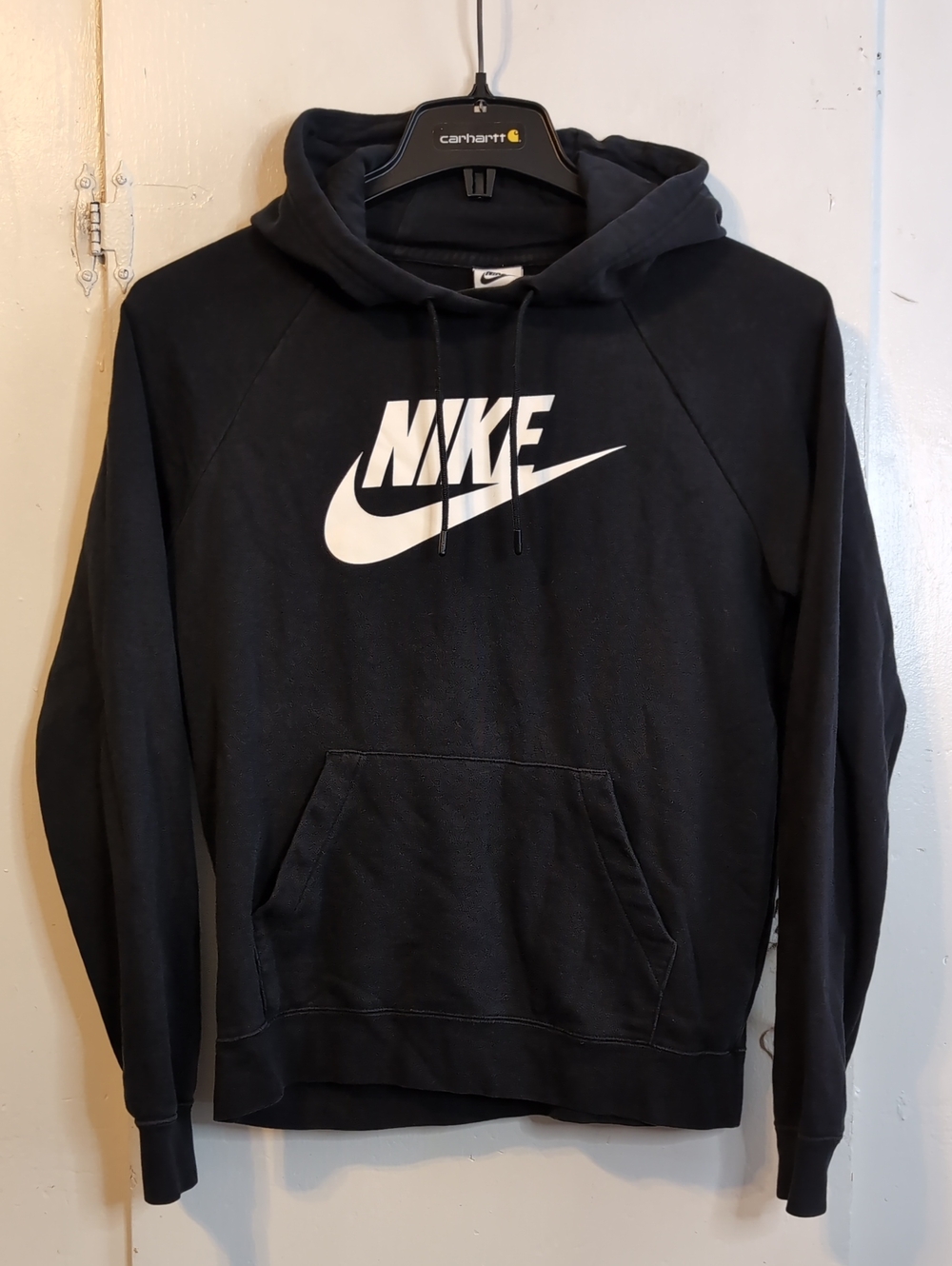 Nike Black Logo Hoodie womens small
